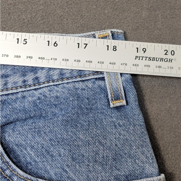 Levis 560 Loose Fit Tapered Leg Jeans Light Wash Denim 38x36 Vintage Mens - Picture 3 of 6